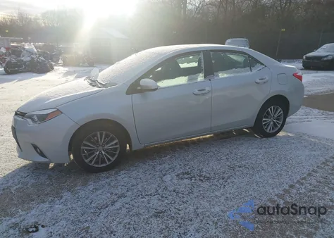 2014 Toyota Corolla Le Plus z USA, uszkodzony, nr VIN 2T1BURHE9EC212619